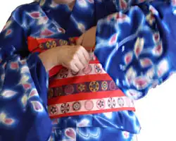 帯の結び方　文庫結び写真