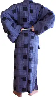 男性の浴衣　基本の着方写真4